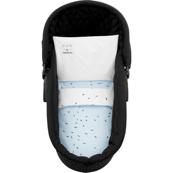 KikkaBoo Бебешки спален комплект за количка 6 части Bear with me Blue (41101060121)