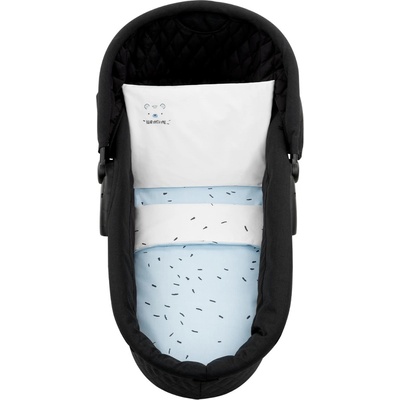 KikkaBoo Бебешки спален комплект за количка 6 части Bear with me Blue (41101060121)