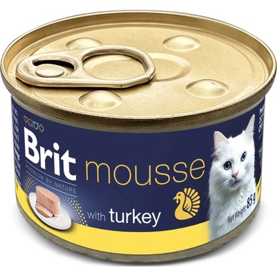 Brit Premium by Nature Cat Mousse with Turkey 85 g