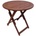 Muhler Маса кръгла Muhler дърво Meranti, 70х74cm (1001761)