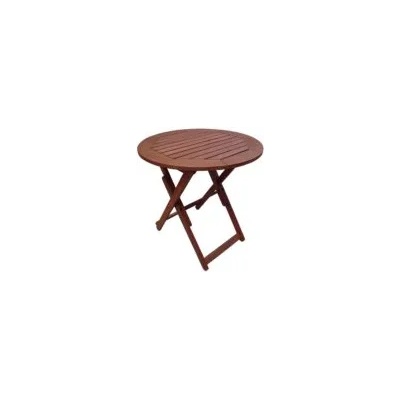 Muhler Маса кръгла Muhler дърво Meranti, 70х74cm (1001761)