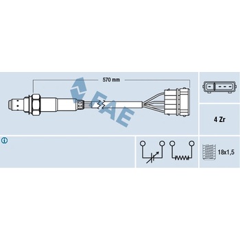 Lambda sonda FAE 77239