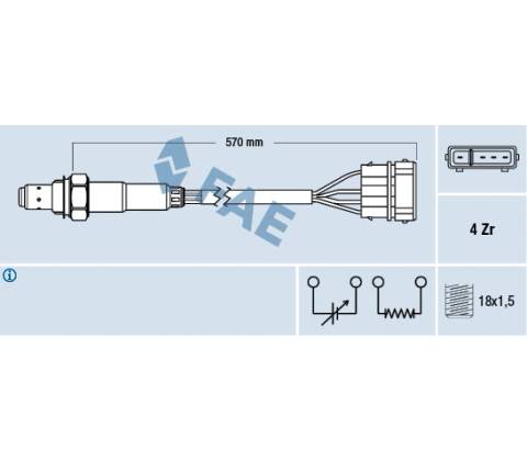 Lambda sonda FAE 77239