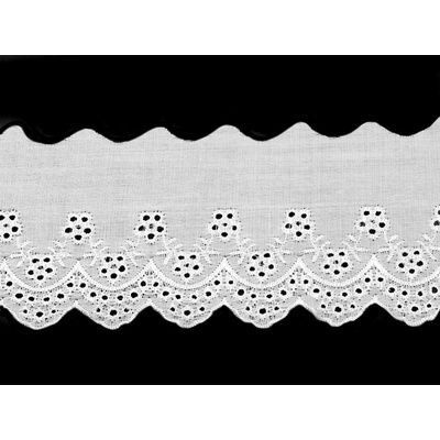 Madeira - štykování šíře 75 mm Varianta: bílá, Balení: 1 m – Zboží Dáma