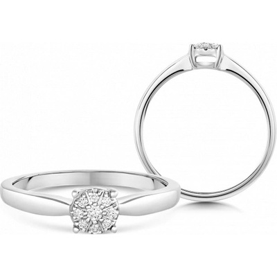 Sofia zlatý zásnubní prsten s diamanty UDRG50435W H I1