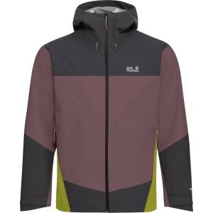 Jack Wolfskin Мъжко водоустойчиво яке Jack Wolfskin Rockpaw 3L Jacket Waterproof jacket - Sheer Plum - размер 3XL (002-3851-0317)