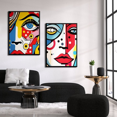 Decono Картини Поп Арт Лица