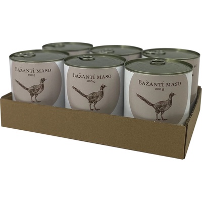 Bohemia Pet Food Bažantej mäso vo vlastnej šťave 6 x 800 g