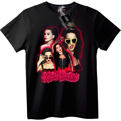 NOONEBRAND Тениска Katy Perry Множество Визии - 2XL, Black