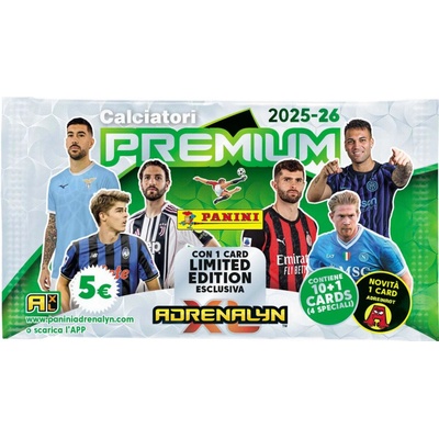 Panini SERIE A 2025/2026 ADRENALYN PREMIUM PACKET