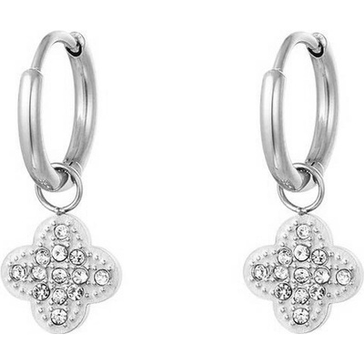 ORNAMENTI Náušnice Clover zirkon small silver OOR800151