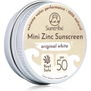Suntribe Mini Zinc Sunscreen минерален защитен крем за лице и тяло SPF 50 Original White 15 гр