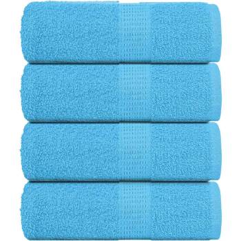 vidaXL Кърпи за пране FROGN 4 бр. Тюркоазени 30x30 см 360 г/м2 (136969)