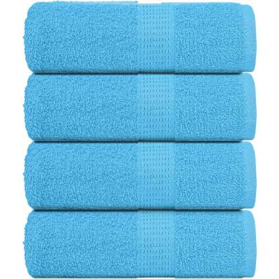 vidaXL Кърпи за пране FROGN 4 бр. Тюркоазени 30x30 см 360 г/м2 (136969)