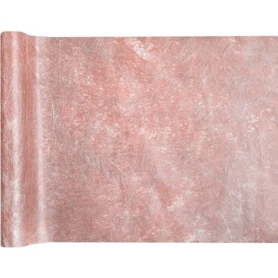 Santex šerpa stolová metalická Rose Gold 30cm x5 m