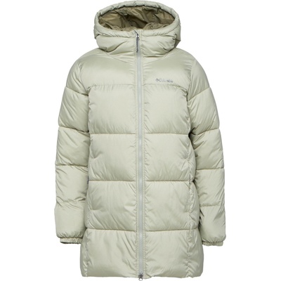 Columbia Puffect II mid hooded jacket svetlo zelená tmavo sivá