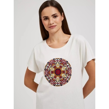 Moodo Мандала тениска за жени Moodo Moodo | Byal | ЖЕНИ | XS
