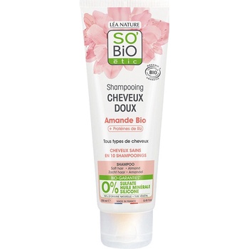 So´Bio šampon s mandlovým mlékem a rýžovým proteinem 250 ml