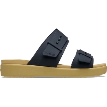 Crocs Сандали Crocs Women's Brklyn Bkl Low Flat Sandals - Black/Tan