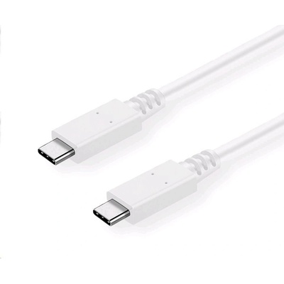 C-TECH CB-USB32-20W USB 3.2, Type-C (CM/CM), PD 100W, 20Gbps, 2m, bílý