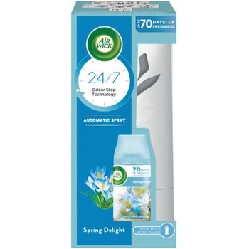 Air Wick Автоматичен освежител за въздух Air Wick Freshmatic Spring Breeze с пълнител 250 мл (5997321757940)