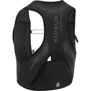 KIPRUN Раница за трейл бягане KIPRUN Race 900 Vest 3L Trail running backpack - Black - размер XS (504-0780-0112)