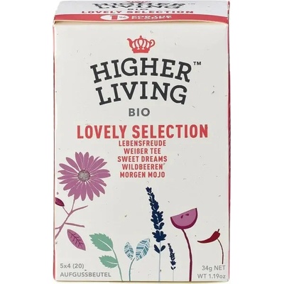 Higher Living Výběr z čajů bio 20 x 1,7 g
