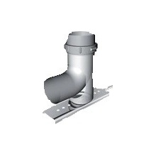 Almeva Flex patní koleno 87° s kotvením 200mm PBTUF0