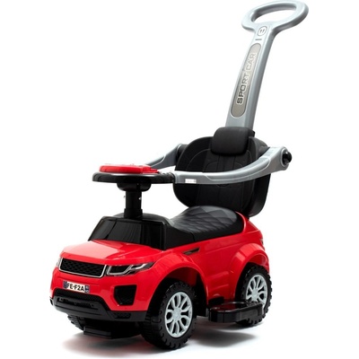 Baby Mix Range Rover s vodiacou tyčou 3v1 červený