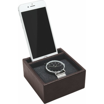Stackers Докинг станция и кутия за ръчни часовници Stackers единична кафява (75418)