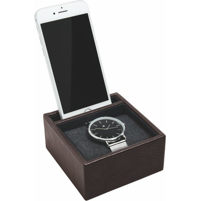 Stackers Докинг станция и кутия за ръчни часовници Stackers единична кафява (75418)