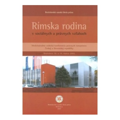 Rímska rodina v sociálnych a právnych vzťahoch