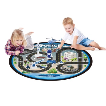 Gearbox подложка за игра с колички Полицейски