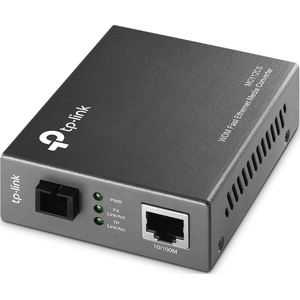 TP-Link Медиен конвертор TP-Link - MC112CS, RJ-45/SC/UPC, черен (MC112CS)