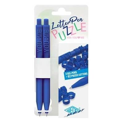 wedo Letter Pen Puzzlemodrá puzzle stiskací mechanismus 2 ks WEDO 2533003