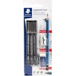 STAEDTLER Тънкописци Pigment+гума+острилка+молив