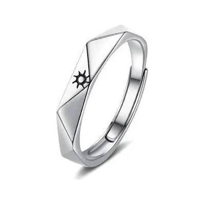 Majya Stříbrný nastavitelný prsten DEN 10344