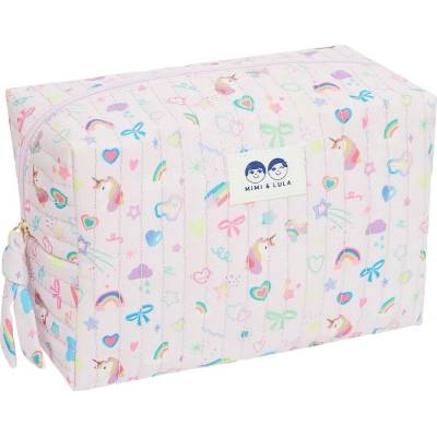 Mimi & Lula dětská kosmetická taška My little Unicorn růžová barva textil