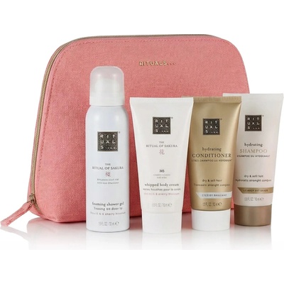 Rituals The Ritual Of Sakura sprchová pena 50 ml + telový krém 70 ml + telový olej 75 ml + sprej na vlasy na telo 20 ml