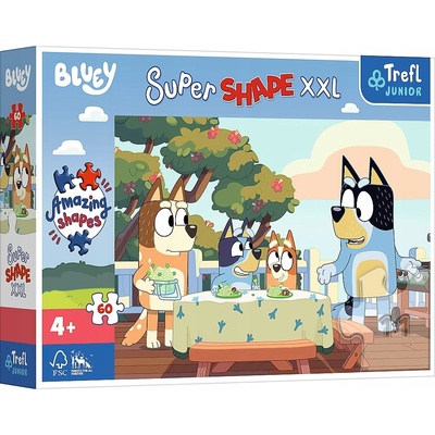 TREFL Super Shape XXL Bluey a přátelé 60 dílků