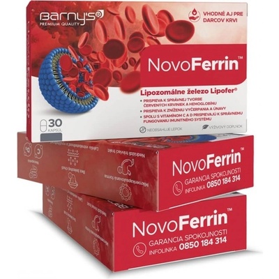 Barny's NovoFerrin 3x 30 kapsúl