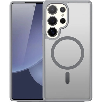 Dux Ducis Samsung S25 Ultra DUX DUCIS YIND силиконов протектор за телефон, удароустойчив, MagSafe, светлосив GP-166989 (GP-166989)