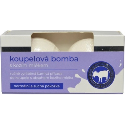 Vivaco šumivá guľa do kúpeľa kozie mlieko 2 x 75 g