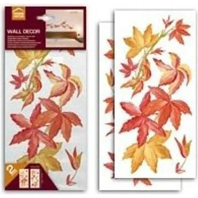 Crearreda Samolepicí dekorace WA S Virginia Crep. 59154 Podzimní listy psího vína 2 archy 15x31 cm
