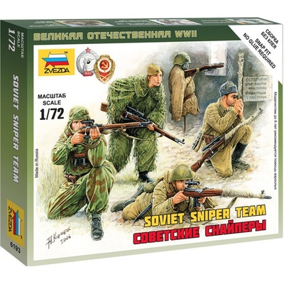 Zvezda Sovětští odstřelovači WWII 1:72