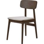 Unique Furniture Кафяв тапициран трапезен стол Livo - Unique Furniture (38444185)