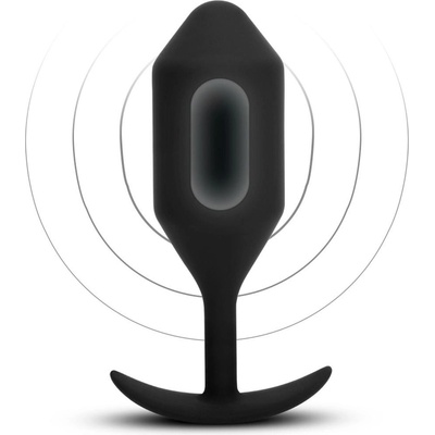 b-Vibe Вибрационен тежък щепсел 5 черен