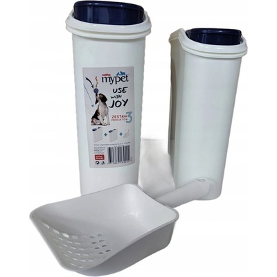 ROTHO SADA NÁDOB NA KRMIVO PRE PSOV MAČKY S LOPATKOU 6 L, 4 L