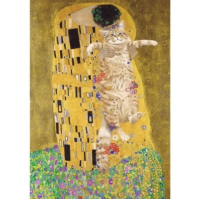 Trefl - Puzzle Purrfect Kiss - 1 000 piese