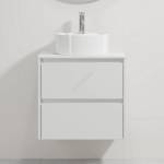 Bath Deluxe Шкаф за баня с мивка TRONDHEIM/VIKEDAL 60x57x46 см бял (SETBT0145B)